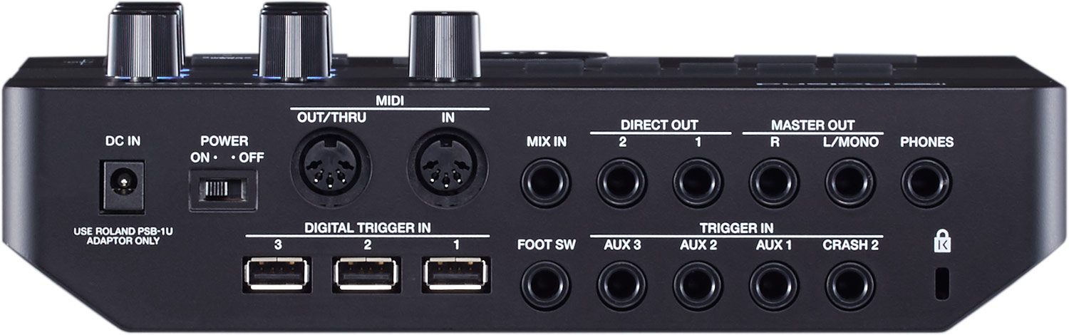 TD-27 inputs/outputs back panel